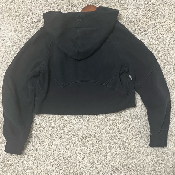Lululemon Black Scuba Half-Zip with hood XS/S - Picture 2 of 4
